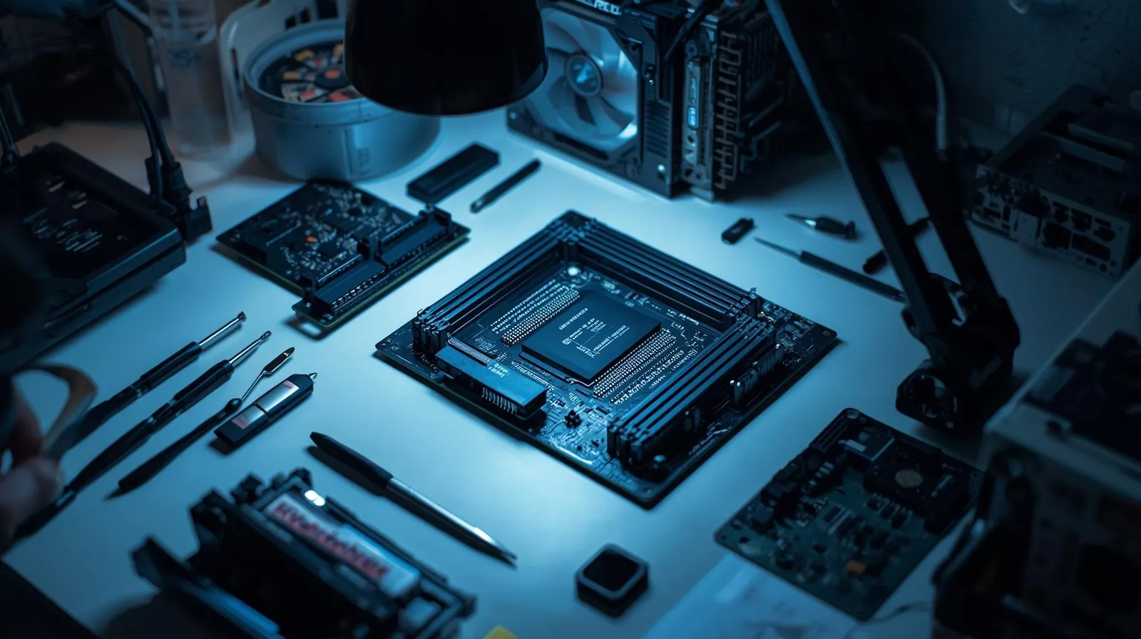 Montage d’ordinateur sur mesure